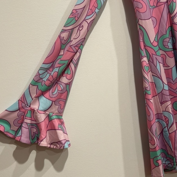 Dolls Kill x Sugar Thrillz Pink Swinging Scene Dress 60s mini women’s xl new - Picture 3 of 7